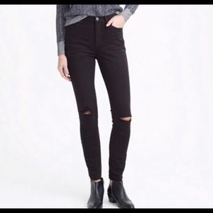 J. Crew high rise skinny Jean black